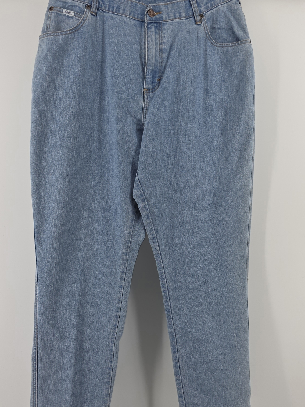 Lee Women's Light Blue Straight-Leg Jeans